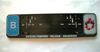 Supports pour l´ancienne plaque belge 340*110mm 